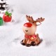 Figurines Père Noël, traineau et rennes