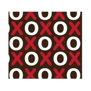 Feuille imprimée XOXO Feuille imprimée XOXO