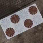 Moule Décor chocolat - Fleur ondulée