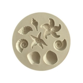 Moule 8 Minis coquillages Moule 8 Minis coquillages