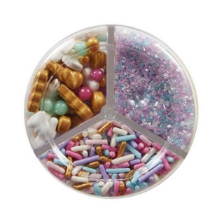 Sucre et perles à parsemer - Assortiment Licorne Sucre et perles à parsemer - Assortiment Licorne