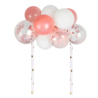 Ornement Banderole de ballons - Rose gold