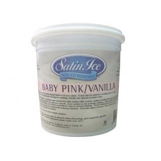 ***RED*** Fondant &agrave; rouler Satin Ice - Rose b&eacute;b&eacute; 1 kg