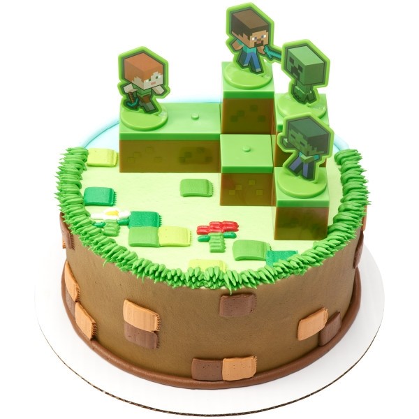 Gâteau personnages Minecraft