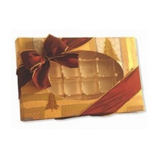 Boite pour chocolat Sapin doré 24 morceaux Boite pour chocolat Sapin doré 24 morceaux