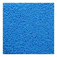 Mini perle bleu lustré