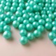 Perle 9 mm - Turquoise lustré