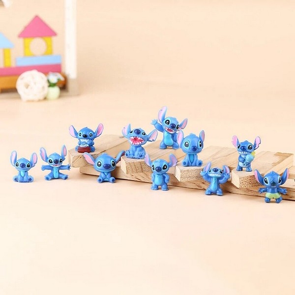 Petites assiettes rondes en papier de Stitch, Disney