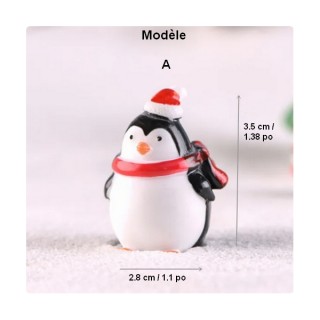 Figurines Pingouin de Noël