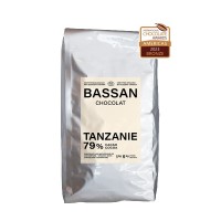 Pastilles de Chocolat Biologique Noir Tanzanie 79%