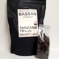 Pastilles de Chocolat Biologique Noir Tanzanie 79%