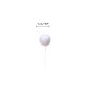 Ballon blanc sur tige 2 cm