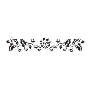 Pochoir Fleurs baroques Pochoir Fleurs baroques