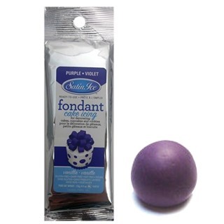 ***RED*** Fondant à rouler Satin Ice - Violet 125g ***RED*** Fondant à rouler Satin Ice - Violet 125g