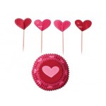 Moule en papier et pic Coeur