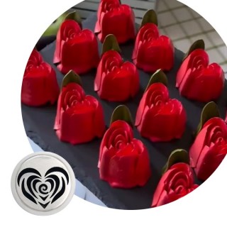Très grande douille coeur 3D - NO86