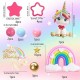 Ensemble Décor Gâteau Licorne