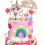 Ensemble Décor Gâteau Licorne