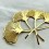 Feuille de ginkgo en acrylique