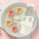 Ensemble Presse-moule à Gâteau de lune - Fleur de pêcher 
