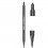Marqueur alimentaire Noir Double pointe