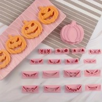 Ensemble découpoir Les visages de ma citrouille