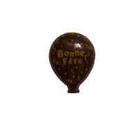 Ballon anniversaire en chocolat noir Bonne fête