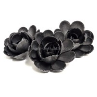 Grande rose noire en azyme