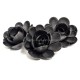 Grande rose noire en azyme
