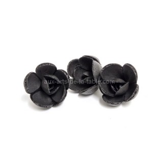 Petite rose noire en azyme