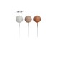 Trio Ballon sur tige Gris Crème Brun mat