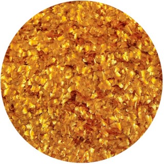 Paillettes scintillantes or perlé en flocon Paillettes scintillantes or perlé en flocon