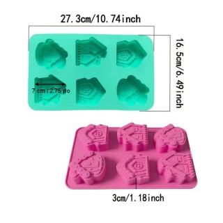 Moule à biscuit / chocolat Maisons sucrées