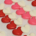 Duo de coeurs en glaçage royal