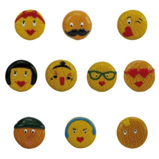 Fèves des Rois en porcelaine - Galette