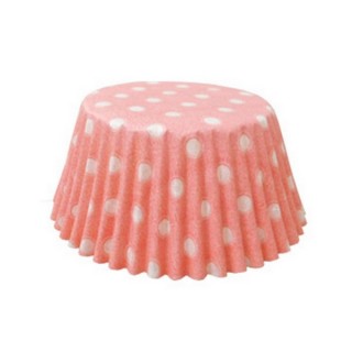 Moule en papier Rose p&acirc;le &agrave; pois