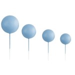 Ballon bleu wedgewood sur tige