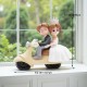 Figurine Les mariés en moto