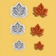 Découpoirs et embosseurs Feuille d'érable
