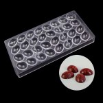 Moule en plastique Demi oeuf 3.3 cm