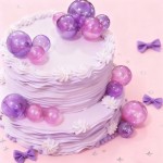 Ballons transparents Rose et Mauve