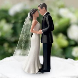 Figurine Couple de mari&eacute;s