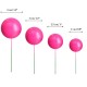 Ballon Rose fushia électrique sur tige