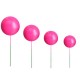 Ballon Rose fushia sur tige