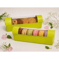 Boite &agrave; macarons et biscuits