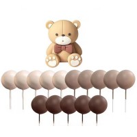 Ensemble d&eacute;co ourson brun &ndash; Douceur