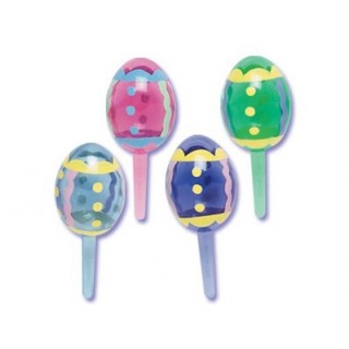 Pick Oeufs de Pâques 3-D transparents Pick Oeufs de Pâques 3-D transparents