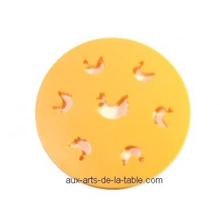 Découpoir pour petit pâté Les poules Découpoir pour petit pâté Les poules
