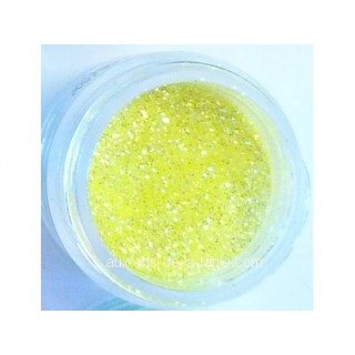 Techno Glitter - Jaune citron