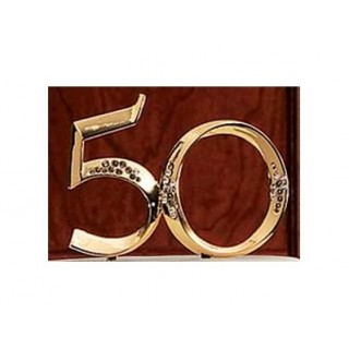 Ornement Or 50ème Anniversaire Ornement Or 50ème Anniversaire